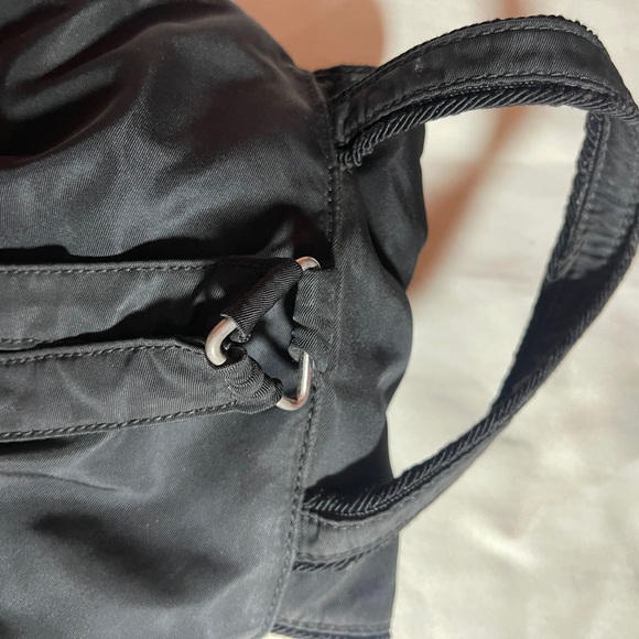 Prada Tessuto Nylon mini Backpack, vintage 2000s black authentic - Picture 9 of 15